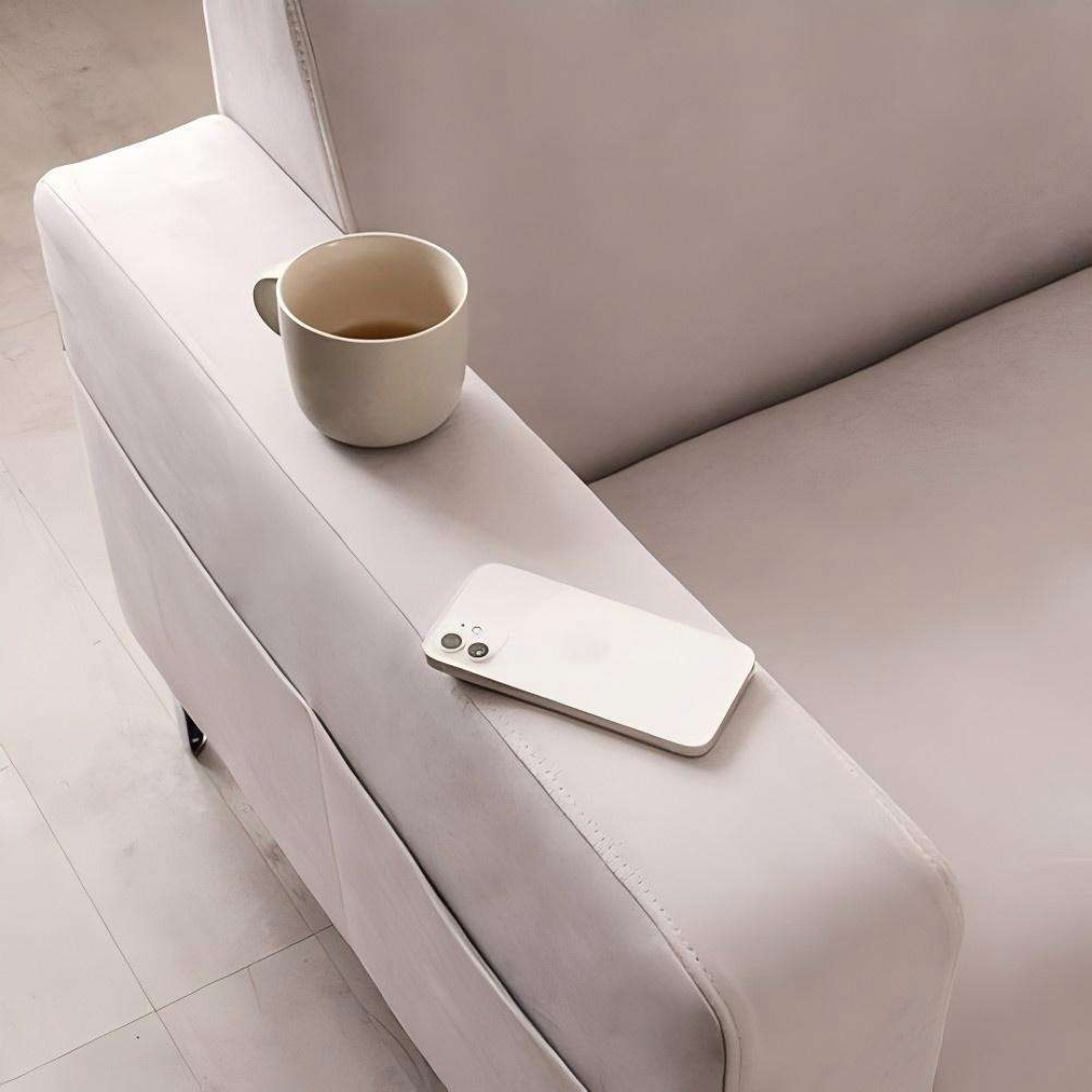 Vordic – Modulsofa med sjeselongdel i fløyel