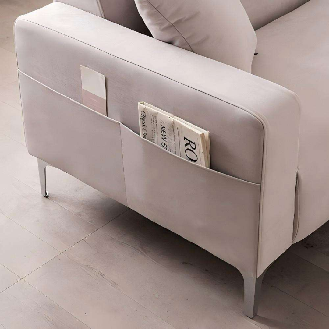 Vordic – Modulsofa med sjeselongdel i fløyel